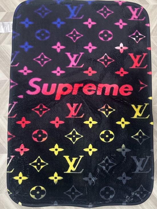 Other - Supreme x LV Logo Rug/Wall Decor 35x23 IN. New